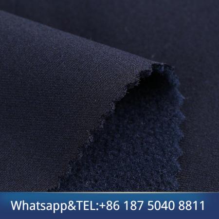 Stretch fleece fabric