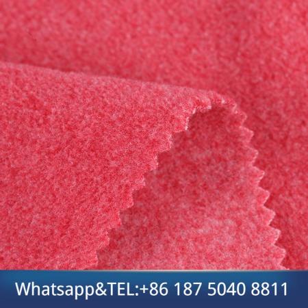 Cationic polar fleece