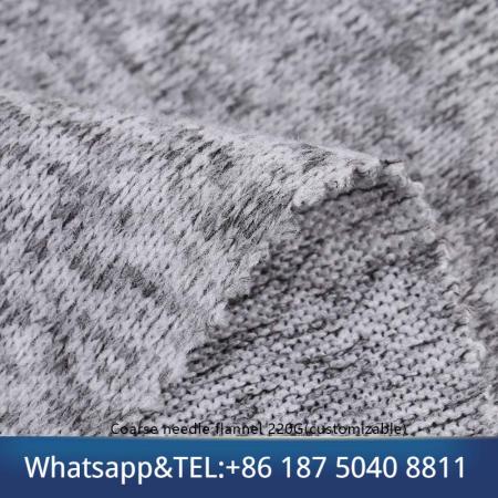 Coarse flannelette grey