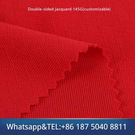 Double yarn beaded floor cloth